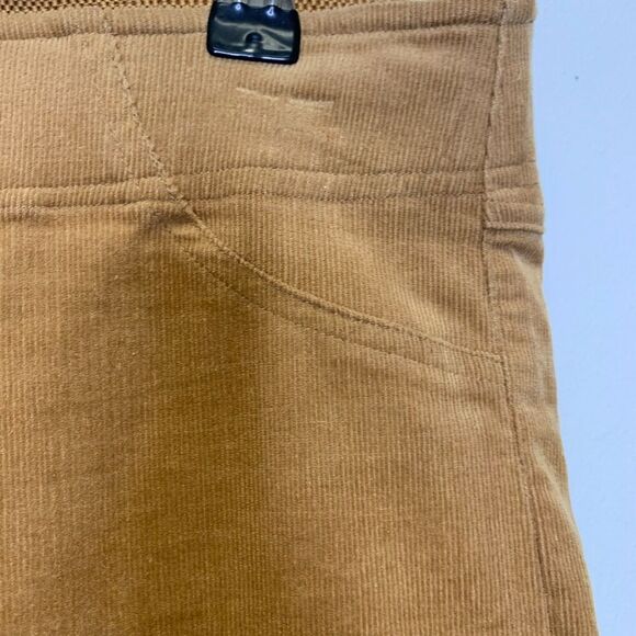 By Together Flare Corduroy Pull-on Pants Sable Brown Retro Large - Picture 7 of 13
